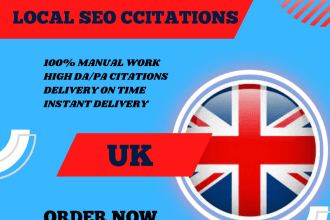 do live 350 UK local SEO citations and directory submission