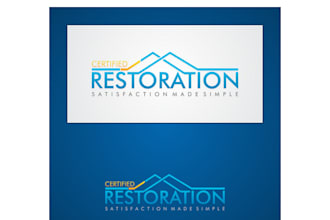 design an unique certified restoration logo