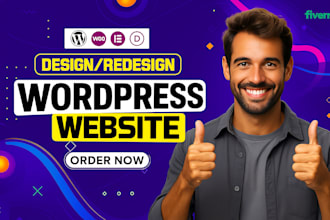 design, redesign, copy clone, revamp wordpress website by divi or elementor pro