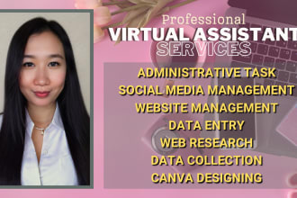 be your reliable admin support virtual assistant