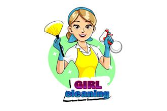 do a premium cleaning logo design with unlimited revision