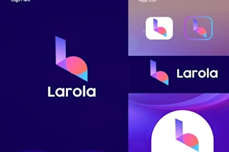 design modern 3d,abstract and initial letter logo in 1 day
