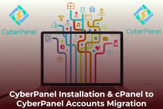 install cyberpanel and migrate websites from cpanel