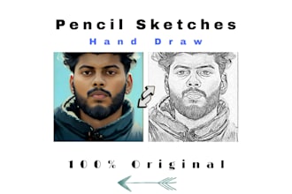 draw your photo in pencil sketch