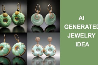 draw jewelry design sketches using midjourney ai art