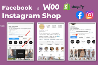 connect your e commerce store with facebook shop and instagram shop