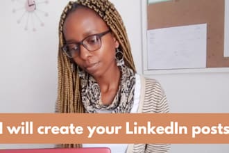 create linkedin posts for your business