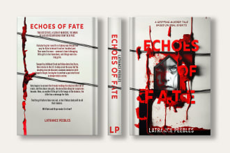 design a surreal book cover plus social media package