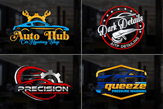 make auto dealership, car logo, car detailing, auto repair