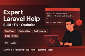 be your laravel developer