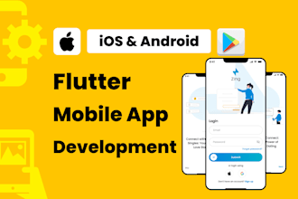 do ai mobile app development, ios and android apps using flutter in dart