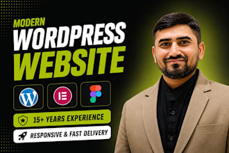 design and build a wordpress elementor website