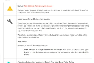 fix play console issues or rejected app or app policy issues in the play store