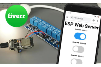 do coding for esp32 sensors and iot projects