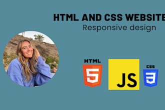 design and develop reponsive website using html css js php