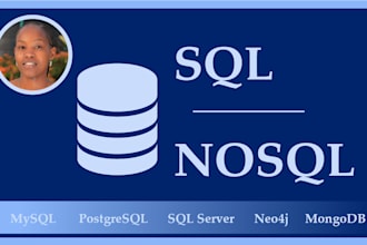do any sql design, optimization and query for your databases