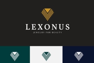 do luxury crown, jewelry, lawyer minimalist logo design