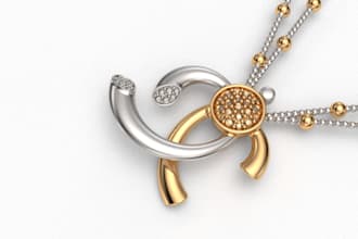 design pendant and necklace for 3d printing