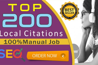 list your business to professional top USA 200 local citations directories