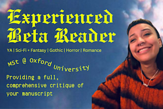 beta read your novel