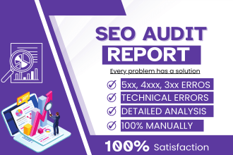 review your website and do technical SEO audit report