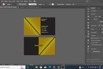 design company visiting card for you