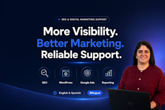 be your SEO and marketing support specialist