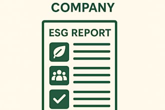 write an audit ready esg or sustainability report for your company