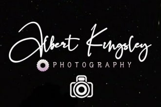 design a photography logo design for your company with fast delivery