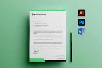 design prestige letterhead for your business