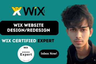 design wix or redesign a wix website design or wix booking website