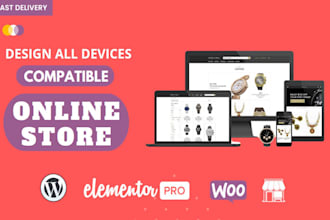 design and redesign your ecommerce website or online shop using woocommerce