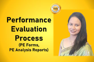 prepare performance appraisal form, performance evaluation