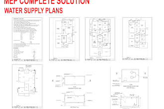 draw 2d plumbing and drainage plan