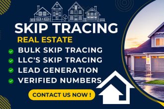do  motivated real estate bulk skip tracing leads