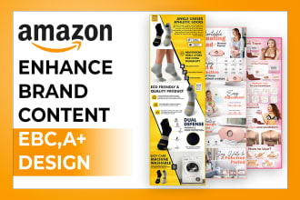 create amazon ebc design, a plus content  for enhanced brand content