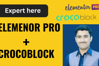fix your wordpress crocoblock website using elementor
