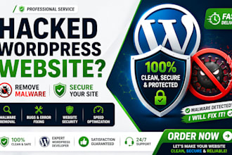 fix hacked wordpress websites, remove malware and secure