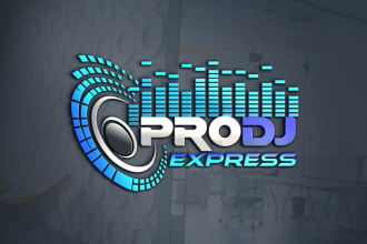 design super nice music, rock, band, radio logo with satisfaction guaranteed