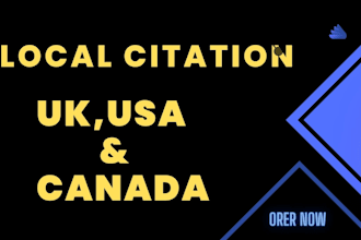 do top  local citations for local SEO USA, UK, canada