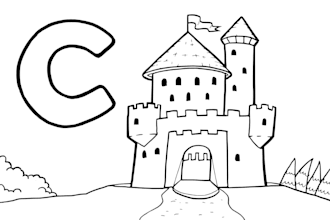 draw custom coloring page images for coloring book