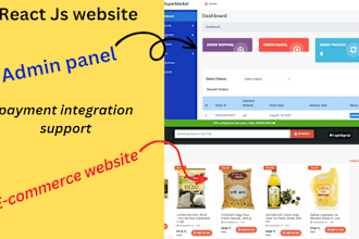 make website using react js and mern stack responsive website