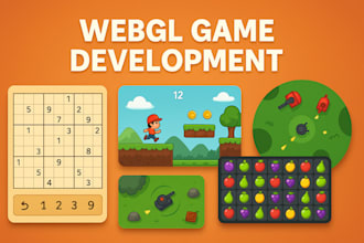 do HTML 5 webgl game development for you