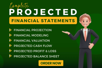 do financial forecast, cashflows and financial projections, financial modeling