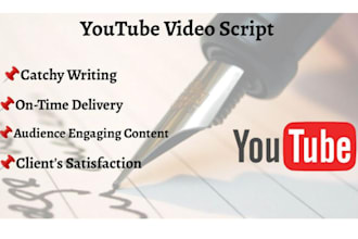 provide professional script writing services