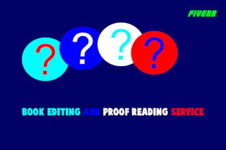 proof read and edit your book and lubricate your sentence