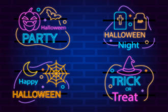 design 3 neon logo for you in just 10 hours