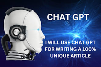 use chat gpt to write unique articles with SEO optimized