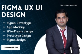 figma prototype, app mockup, wireframe design, prototype design, figma design