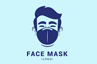 do awesome modern mask logo design